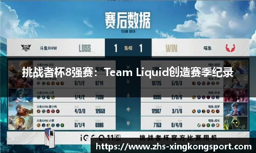 挑战者杯8强赛:Team Liquid创造赛季纪录